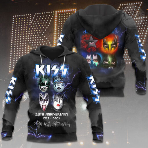 Kiss Band 50TH Anniversary Hoodie OVS131123S2
