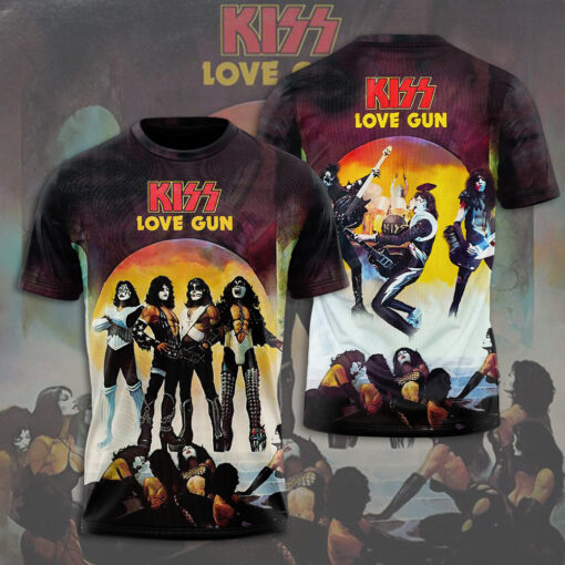 Kiss Band Love Gun T shirt OVS111023S3
