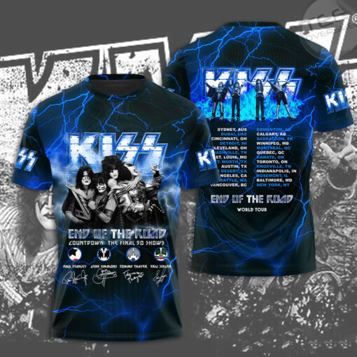 Kiss Band The Final 50 Shows T shirt OVS241123S2