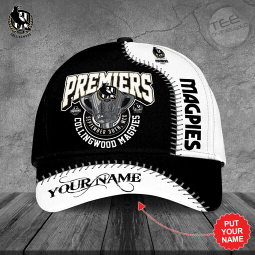Personalized AFL Premiers Collingwood FC Hat Cap OVS031123S3