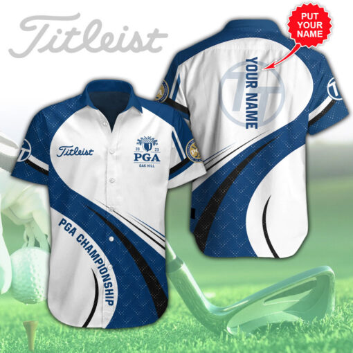 Personalized PGA Championship x Titleist short sleeve dress shirt OVS161023S3