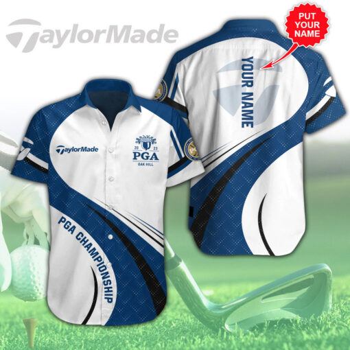 Personalized TaylorMade x PGA Championship short sleeve dress shirt OVS161023S2