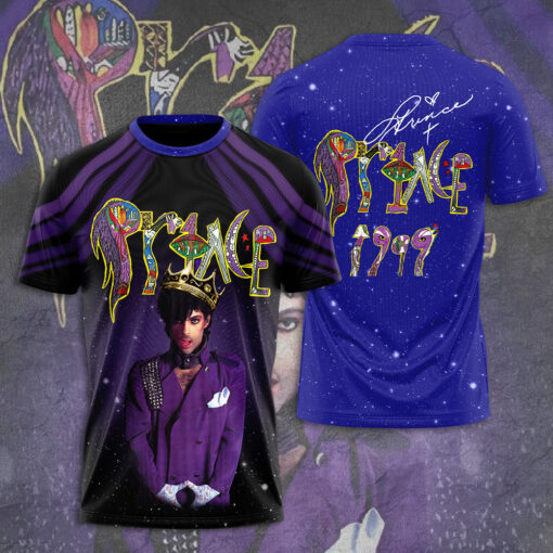 Prince 3D Purple Blue T shirt OVS1223S
