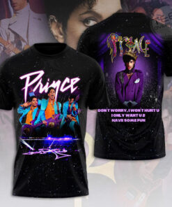 Prince black T shirt OVS1223SP