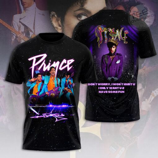 Prince black T shirt OVS1223SP