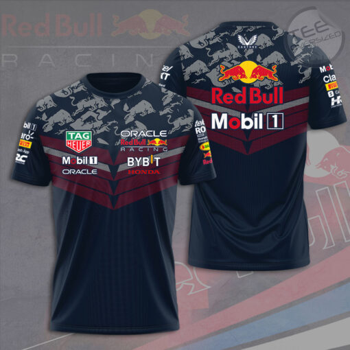 Red Bull Racing Black T shirt OVS1223E