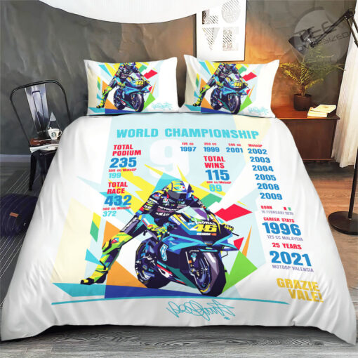 VR46 World Championship luxury bedding set OVS231023S13