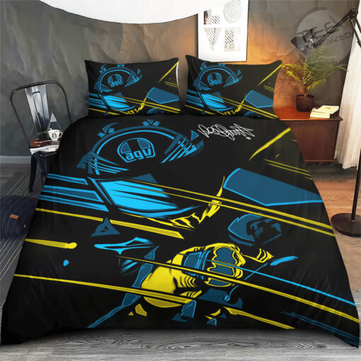 Valentino Rossi Abstract luxury bedding set OVS231023S11 img