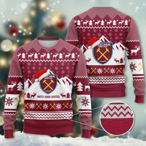 West Ham United Fc Ugly Sweater OVS111023S4