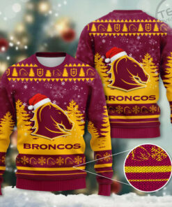 Brisbane Broncos Ugly Christmas Sweater OVS0124T