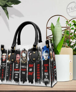 Horror Movies Leather Handbag OVS0124L Black