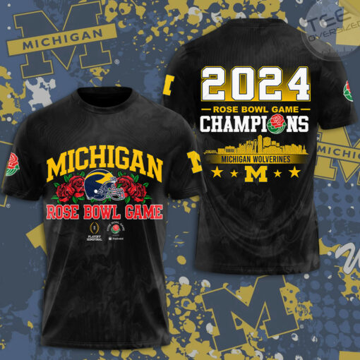 Michigan Wolverines Football T shirt OVS0124SZ