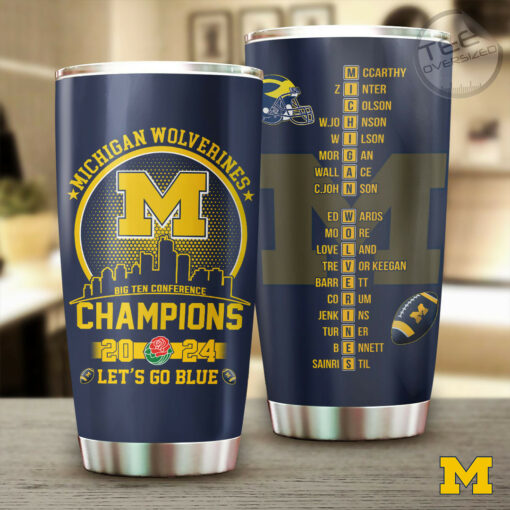Michigan Wolverines Football Tumbler Cup OVS0124ZL