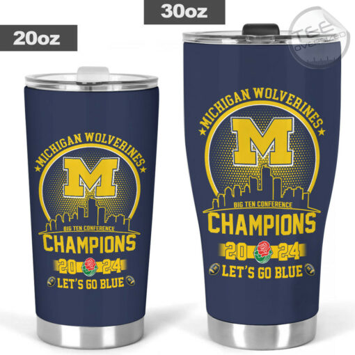 Michigan Wolverines Football Tumbler Cup OVS0124ZL size