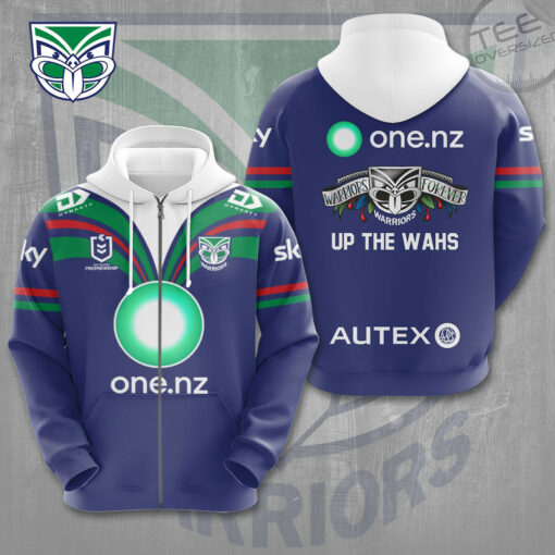 New Zealand Warriors Zip up Hoodie OVS0124ZE
