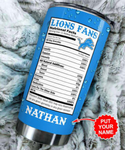 Personalized Detroit Lions Tumbler Cup OVS0124SL