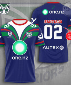 Personalized New Zealand Warriors T shirt OVS0124ZK