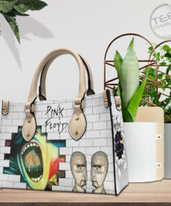 Pink Floyd Leather Handbag OVS0124O Beige