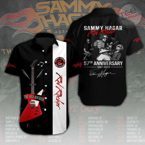 Sammy Hagar short sleeve dress shirts OVS0124ZV