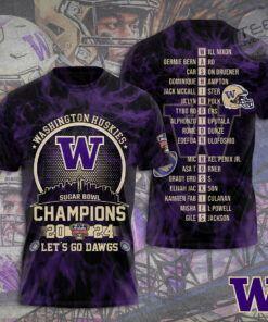 Washington Huskies Football T shirt OVS0124SS