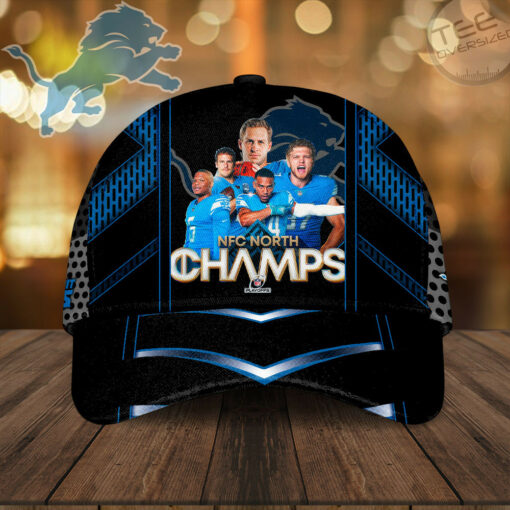 Detroit Lions NFC North Champions Hat NFL Caps OVS0224B