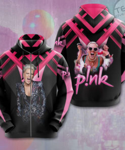 Pink Zip up Hoodie OVS0124SI