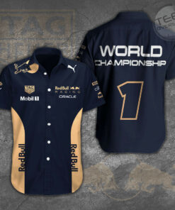 Red Bull Racing F1 Max Verstappen short sleeve dress shirts OVS0224Q