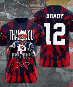 Tom Brady Tie dye T shirt OVS0224O