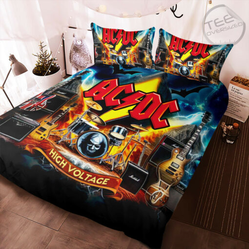 ACDC bedding set duvet cover pillow shams OVS0324SZ IMAGE