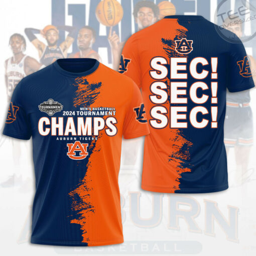 Auburn Tigers Basketball T shirt OVS0324XD