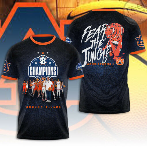 Auburn Tigers Mens Basketball T shirt OVS0324ZH
