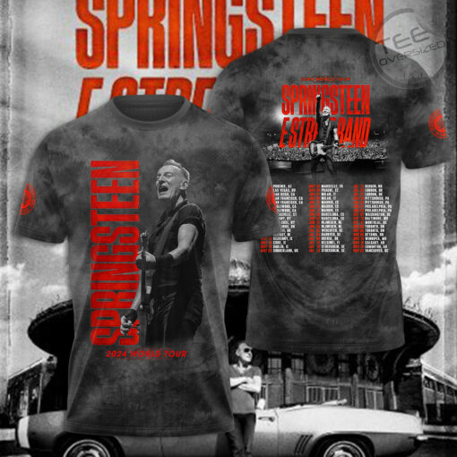 Bruce Springsteen World Tour 2024 T shirt OVS0324SW