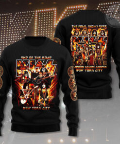 Kiss Band Black Sweatshirt OVS0324SV