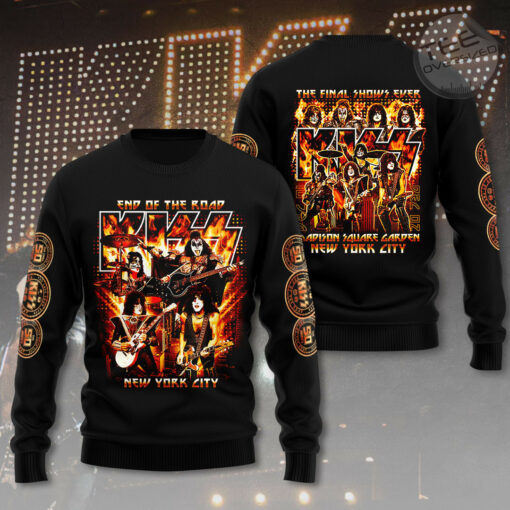 Kiss Band Black Sweatshirt OVS0324SV