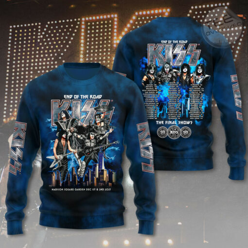 Kiss Band Blue Sweatshirt OVS0324SY