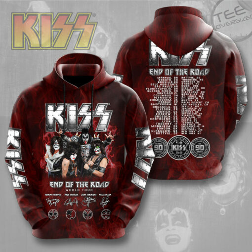 Kiss Band End of the Road World Tour Hoodie OVS0324V
