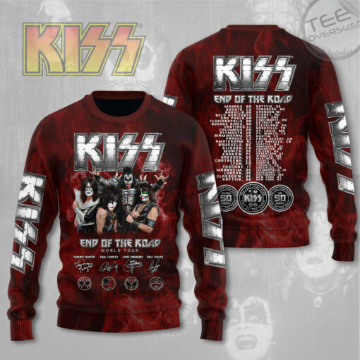 Kiss Band End of the Road World Tour Sweatshirt OVS0324V