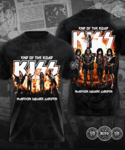 Kiss Madison Square Garden Black T shirt OVS0324SR