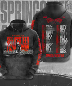 World Tour 2024 Bruce Springsteen Hoodie OVS0324ZB