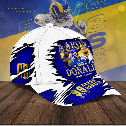 Aaron Donald X Los Angeles Rams Cap NFL Hats OVS0424ZQ R