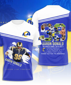 Aaron Donald X Los Angeles Rams T shirt OVS0424ZM