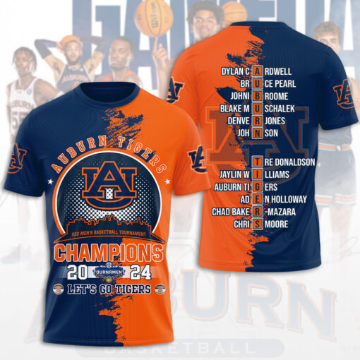 Auburn Tigers Lets Go T shirt OVS0424ZE