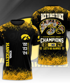 Iowa Hawkeyes T shirt OVS0424SL