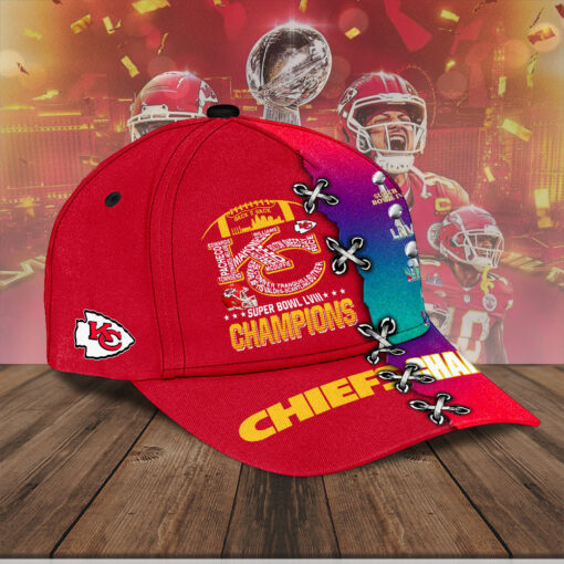 Kansas City Chiefs Cap NFL Hats OVS0424SA R