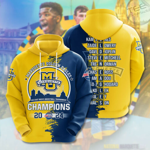Marquette Golden Eagles Mens Basketball Hoodie OVS0424A