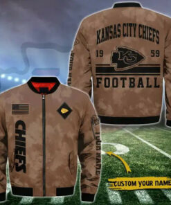 Personalized Kansas City Chiefs Bomber Jacket