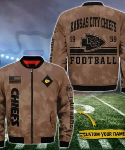 Personalized Kansas City Chiefs Bomber Jacket OVS0424ZH