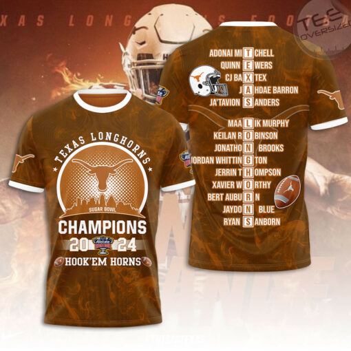 Texas Longhorns Football Peace of Mind T shirt OVS0424F