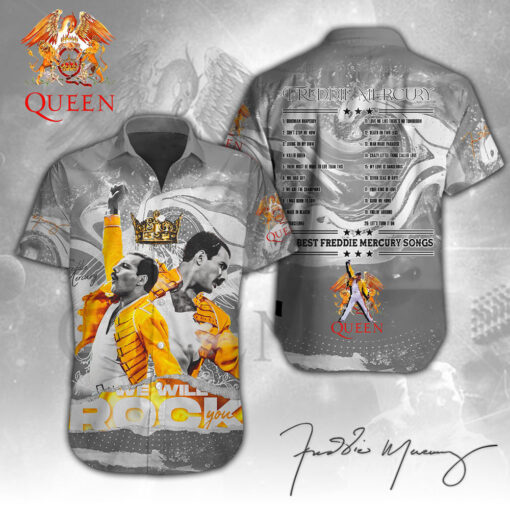 Freddie Mercury Short Sleeve Dress Shirt OVS0524SM