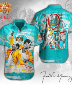 Freddie Mercury Short Sleeve Dress Shirt OVS0524ZW